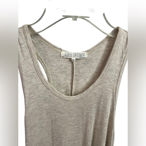 Joah Brown Heathered Tan Tank Top - Picture 2 of 3